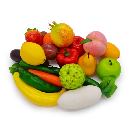 Набор муляжей «Фрукты и овощи» (большой) (22)